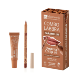 Caramello - Combo labbra lip oil + matita